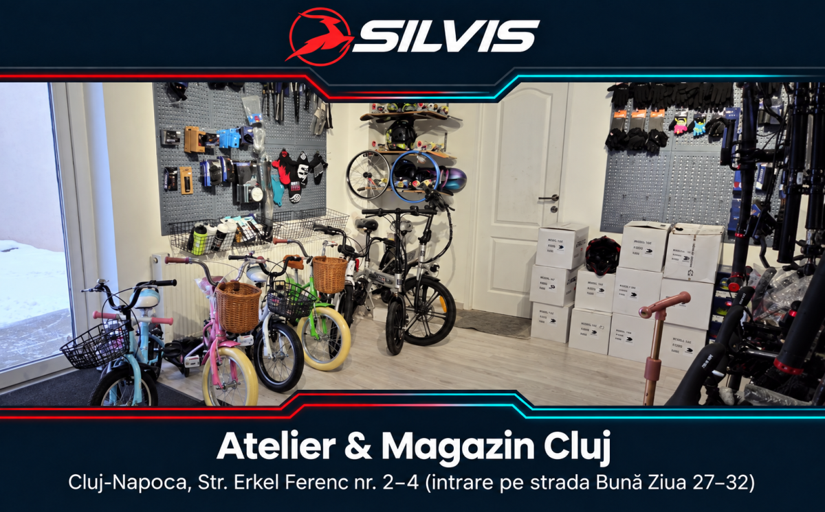 Atelier&Magazin Cluj – locație Biciclete, biciclete electrice și trotinete