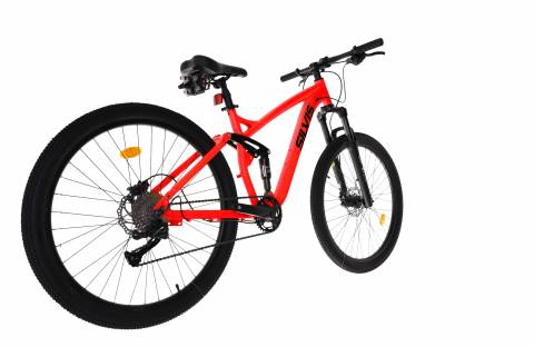 Bicicleta Full Suspension XTREME Rider SILVIS FURCA AER SUNTOUR LTWOO 1x10 viteze Roti 27 Rosu soc mecanic – imagine produs 6
