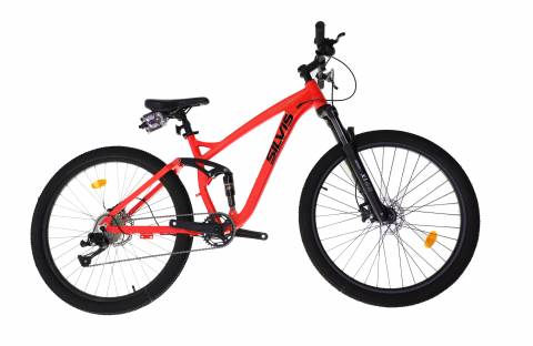 Bicicleta Full Suspension XTREME Rider SILVIS FURCA AER SUNTOUR LTWOO 1x10 viteze Roti 27 Rosu soc mecanic – imagine produs 5