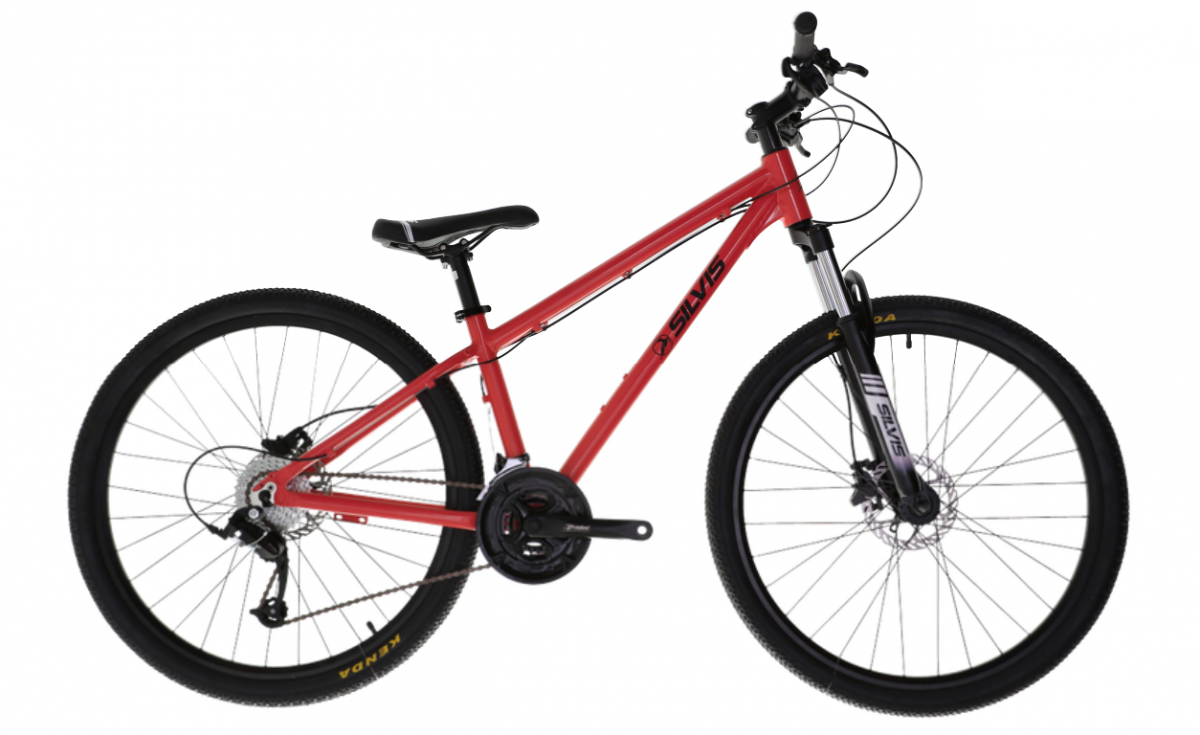 Bicicleta MTB SILVIS Shimano 3x8 viteze Roti 27 Italian Red