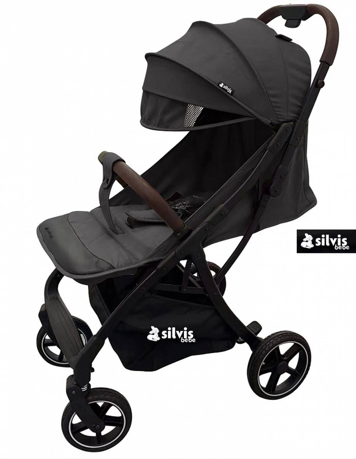 Carucior SILVIS bebe , 22kg ,4Roti pliabil pentru avion AIR