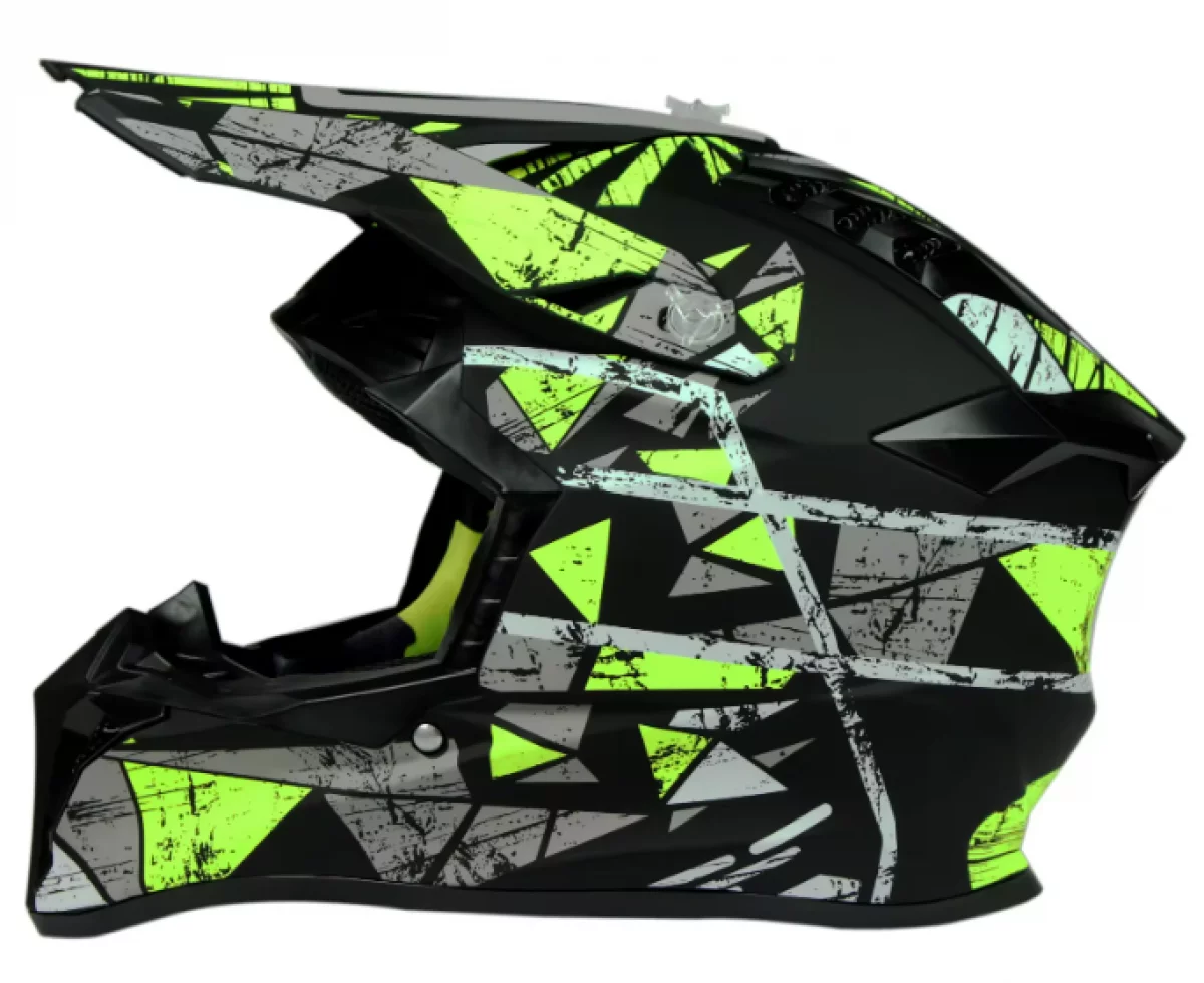 Casca Full Face MTB SILVIS GREEN BLACK marimea 51-52cm