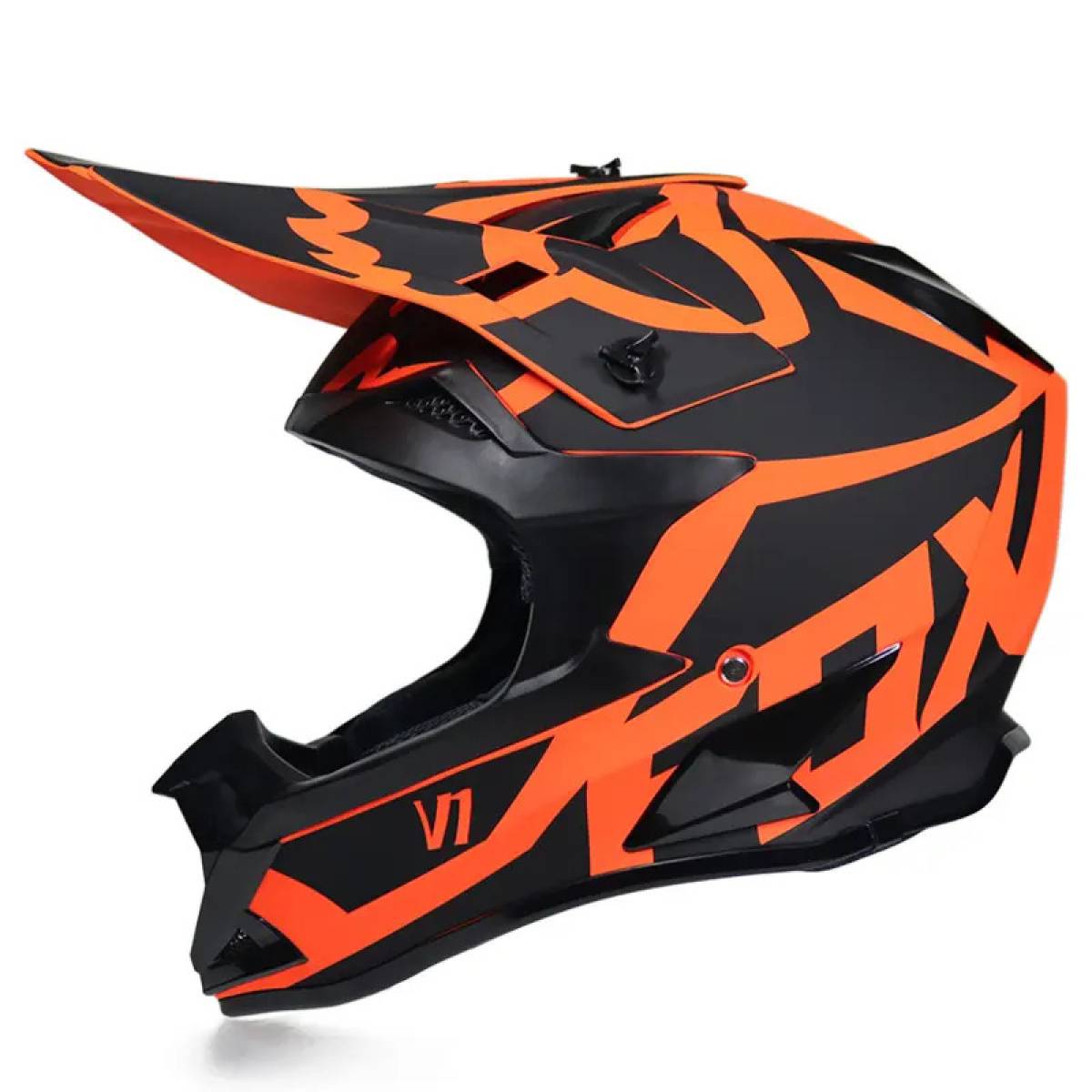 Casca Full Face MTB SILVIS NEGRU Orange (WLT166OR_L) marimea L 59-60cm