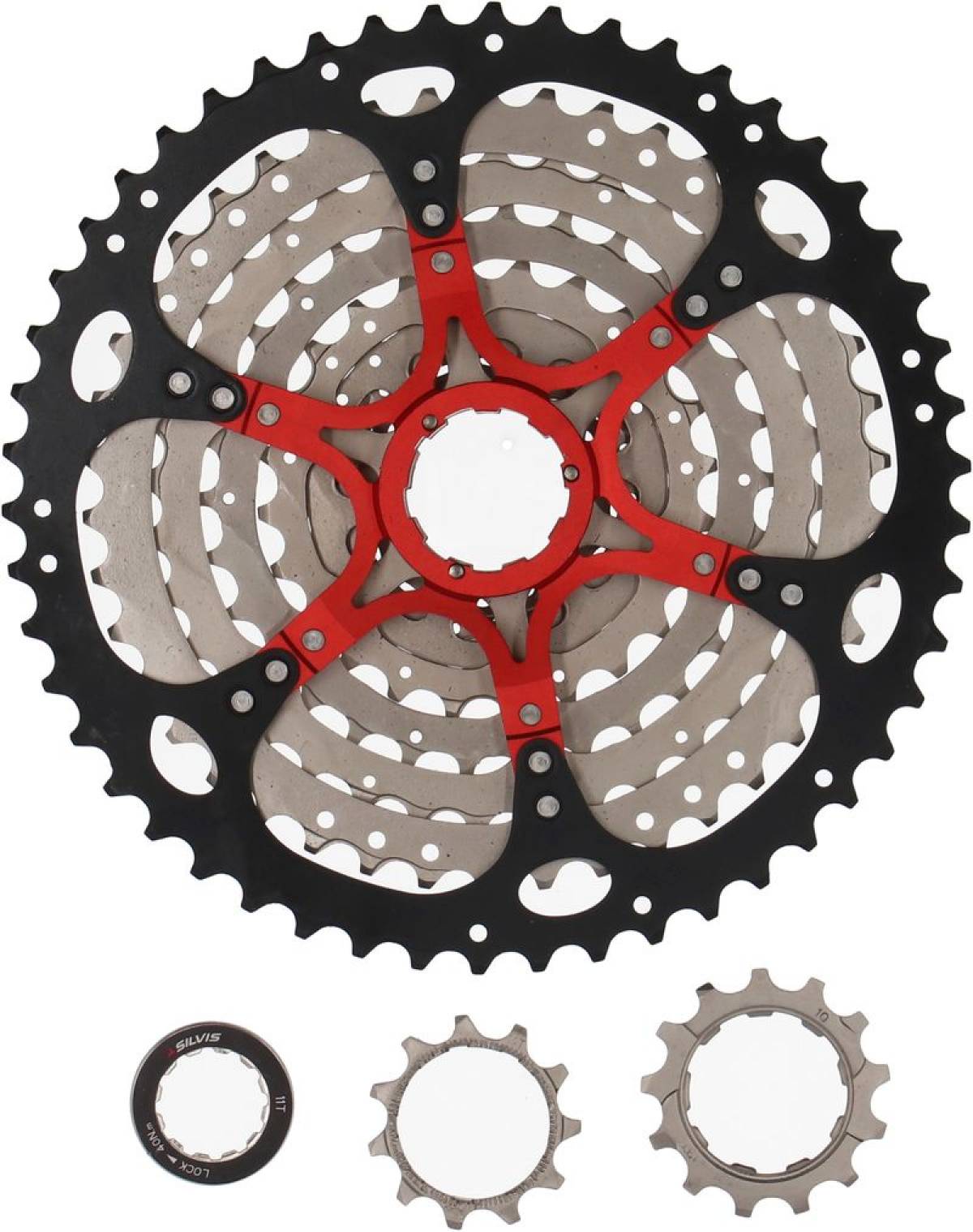 Caseta 10 Viteze SILVIS 1150T Negru Gravel
