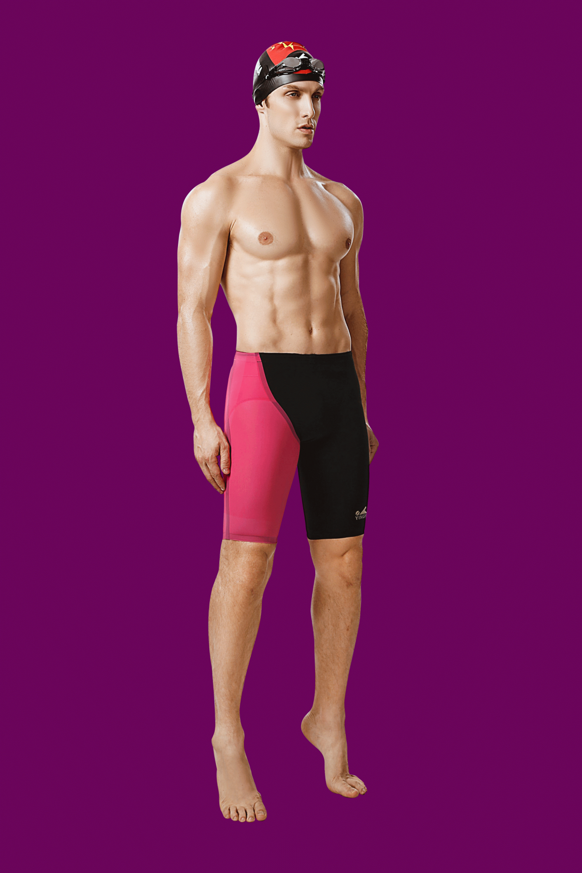 Costume baie barbati profesional YINGFA marimea XS fara cusaturi aprobat FINA model YF1802_XS