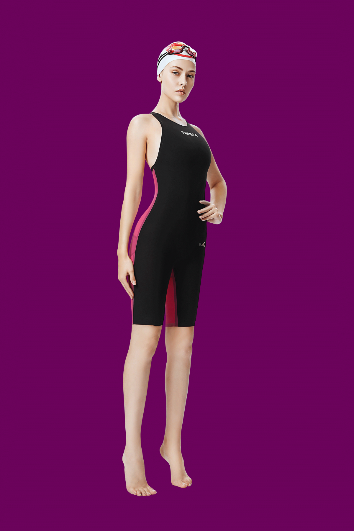 Costume baie FEMEI profesional YINGFA marimea L fara cusaturi aprobat FINA model YF181_L