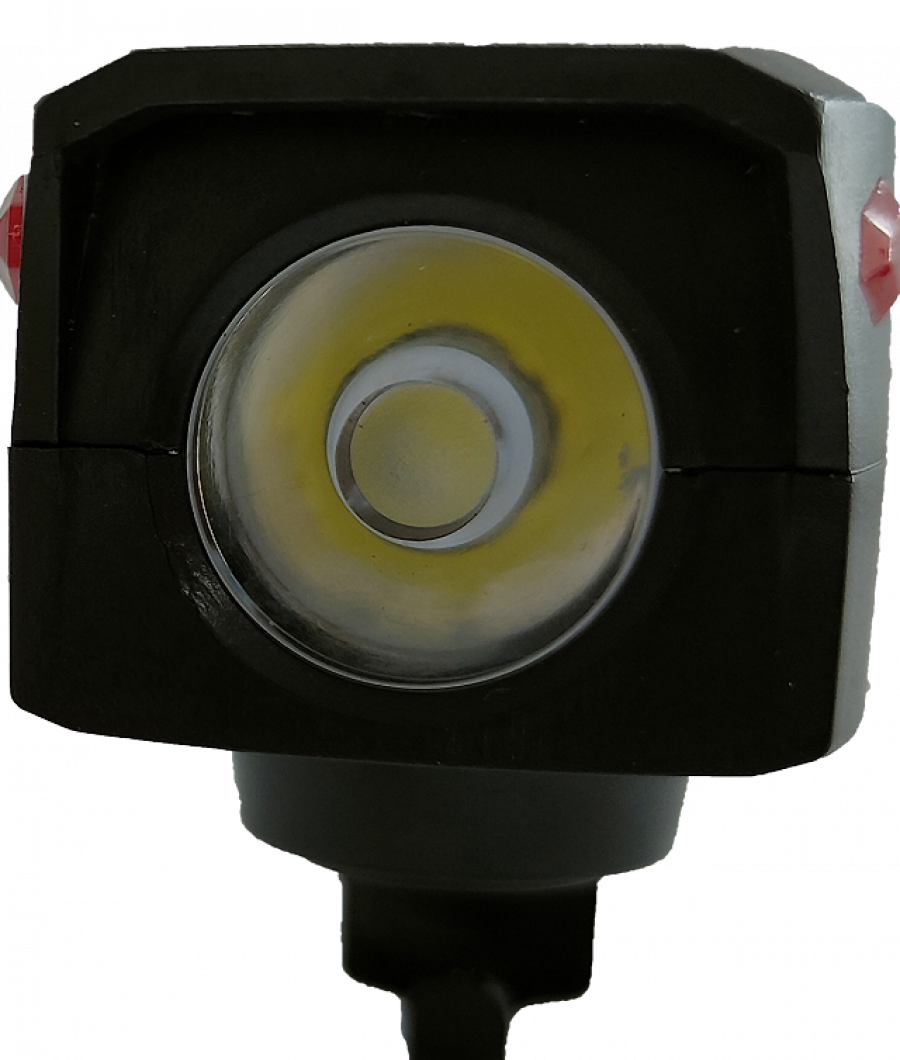 Lampa SILVIS iluminat fata cu mod SOS Claxon Faza lunga scurta ALBASTRU