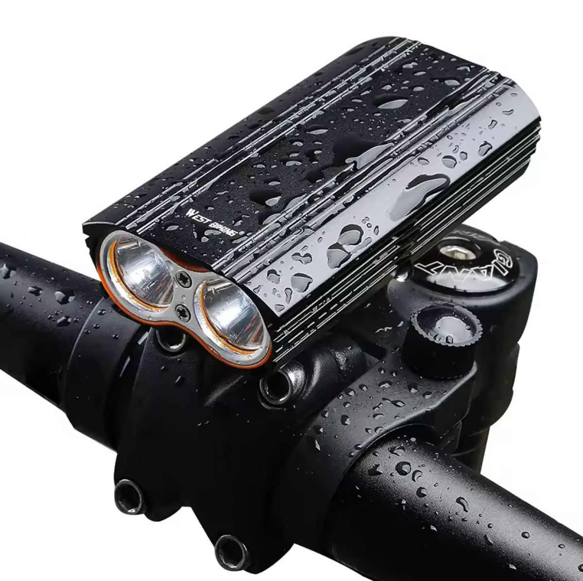 Lumina pentru bicicletă WEST BIKING cu încărcare USB