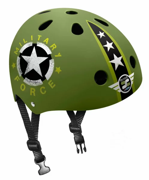 Casca bicicleta copii  SKIDS CONTROL Military