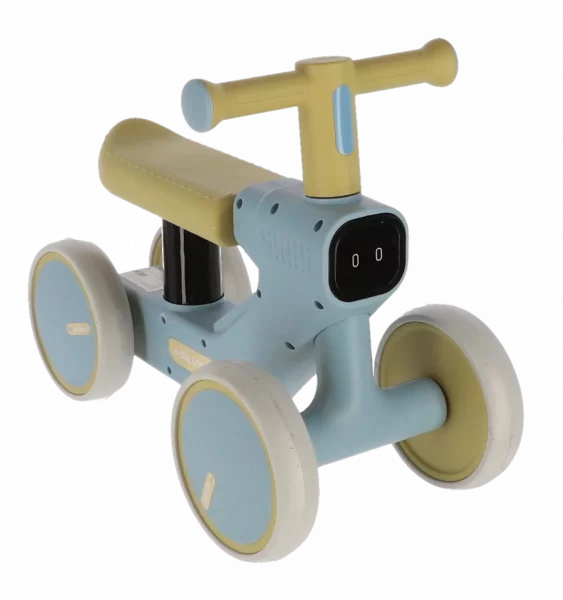 Balance BIKE Silvis eco 1-3ani 4roti antirasturnare lumina, ghidon limitat 135grd, roti EVA silentioase Albastru