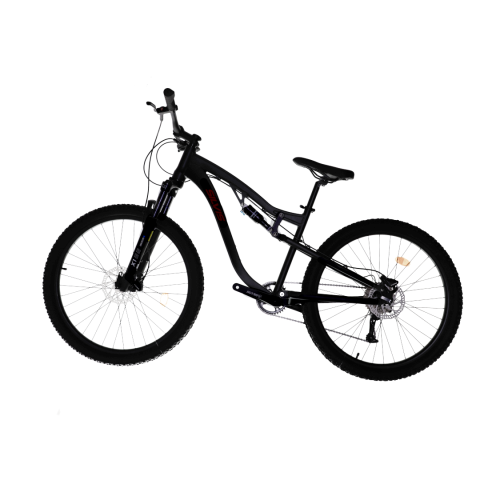 Bicicleta Full Suspension Silvis 27.5" 1x10 Viteze Furca Pe Aer si amortizor aer cu blocaj SUNTOUR Negru