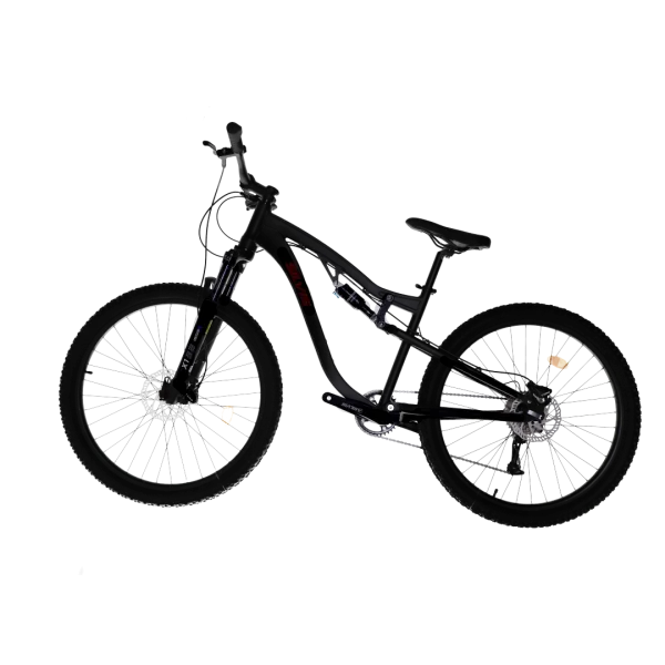 Bicicleta Full Suspension Silvis 27.5" 1x10 Viteze Furca Pe Aer si amortizor aer cu blocator SUNTOUR Negru