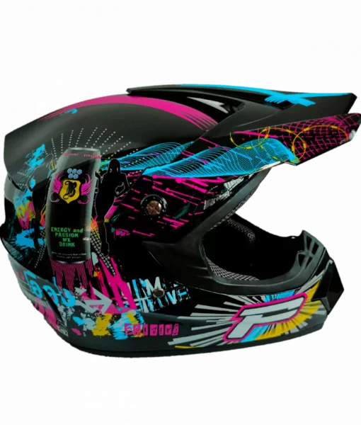 Casca Full Face MTB SILVIS NEGRU ROZ marimea 57-58cm