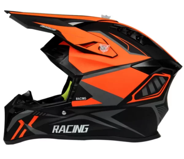 Casca Full Face MTB SILVIS ORANGE BLACK marimea 53-54cm