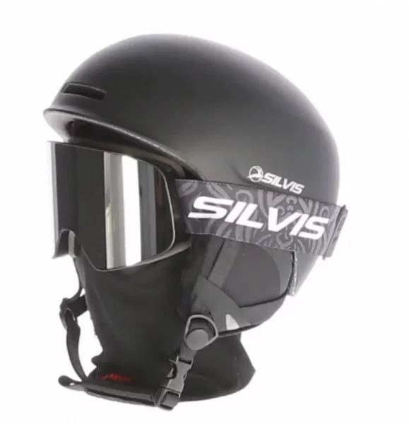 Casca SKI SILVIS NEGRU MATT BASIC marimea L