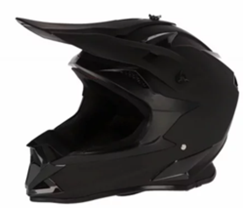 Pachet Casca Full Face MTB SILVIS NEGRU MATT marimea 57-58cm si Ochelari Negri Transparenti